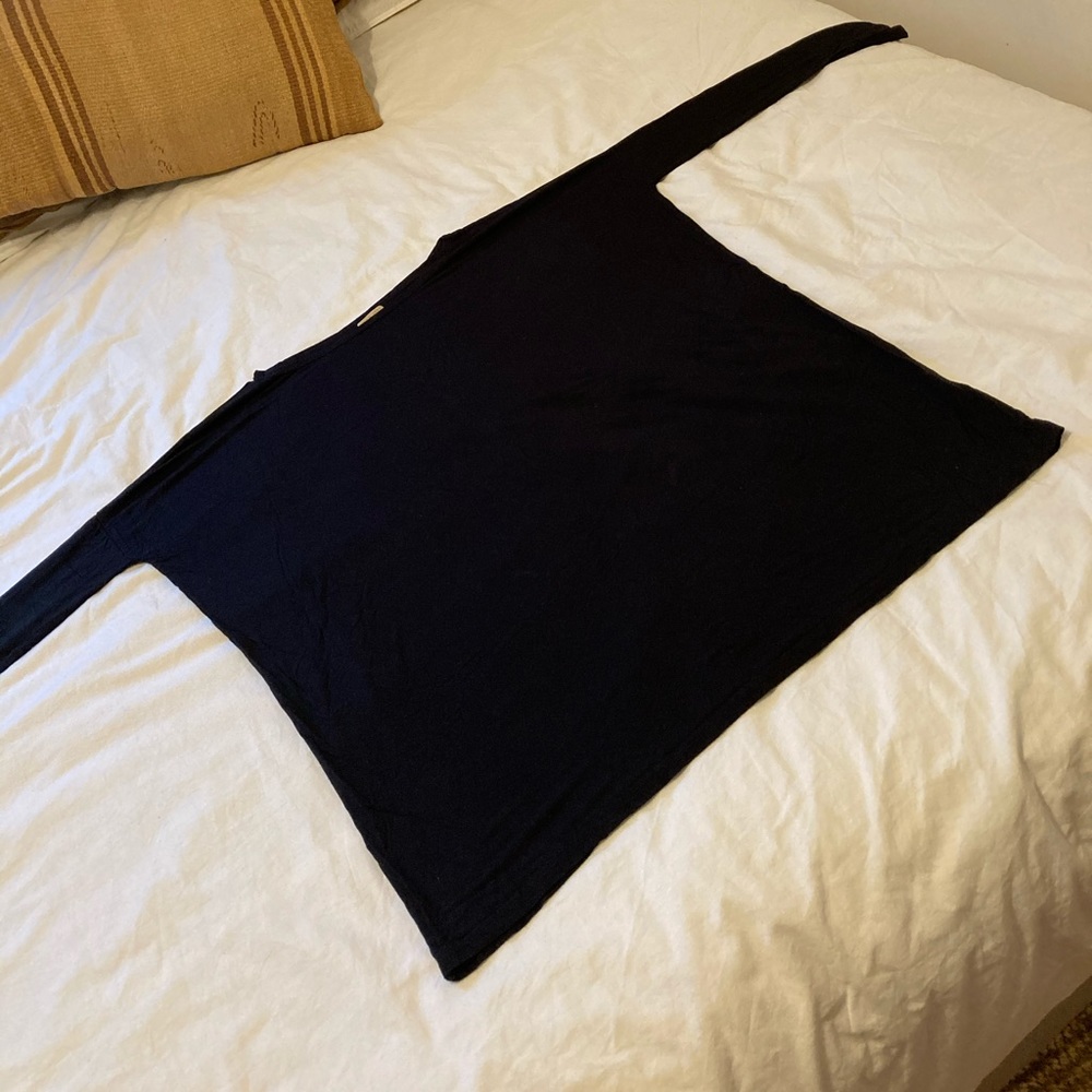 Black t-shirt tunic